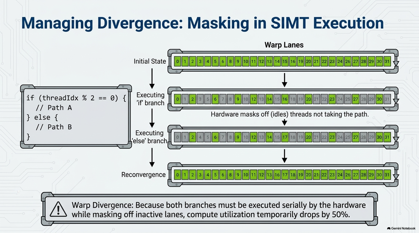 Warp: unit of computing and scheduling